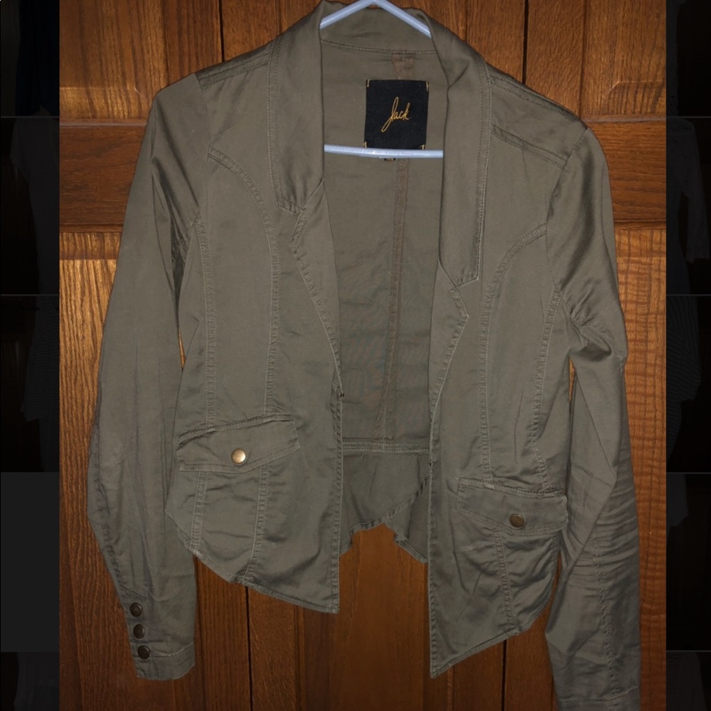 Moss green jacket